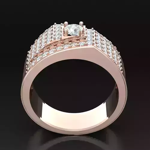 Men Wedding Bands 4MR035 3D print model