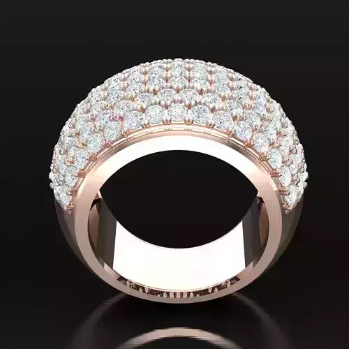 Men Wedding Bands 4MR027 3D print model