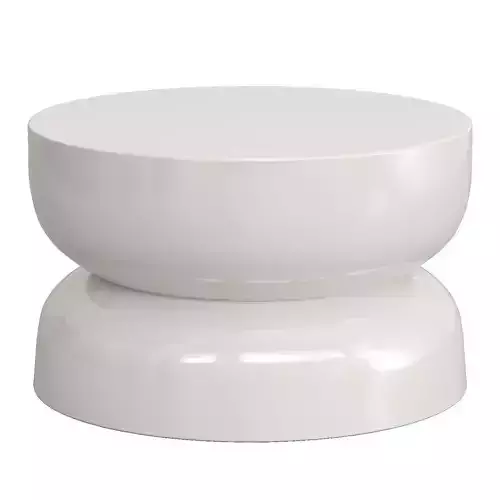 Coffee table in lacquered metal Rouva