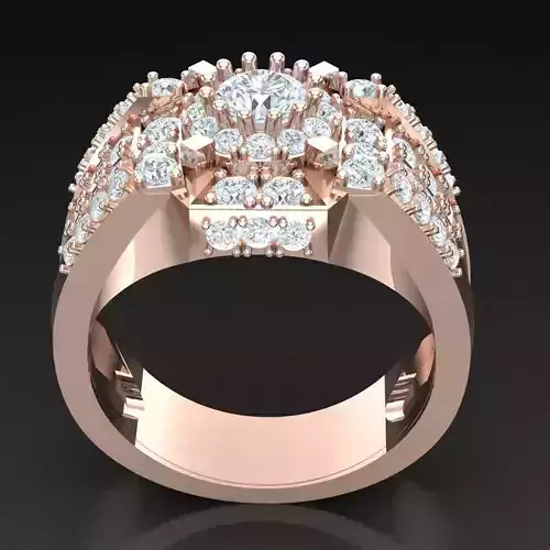 Men Wedding Bands 4MR015 3D print model