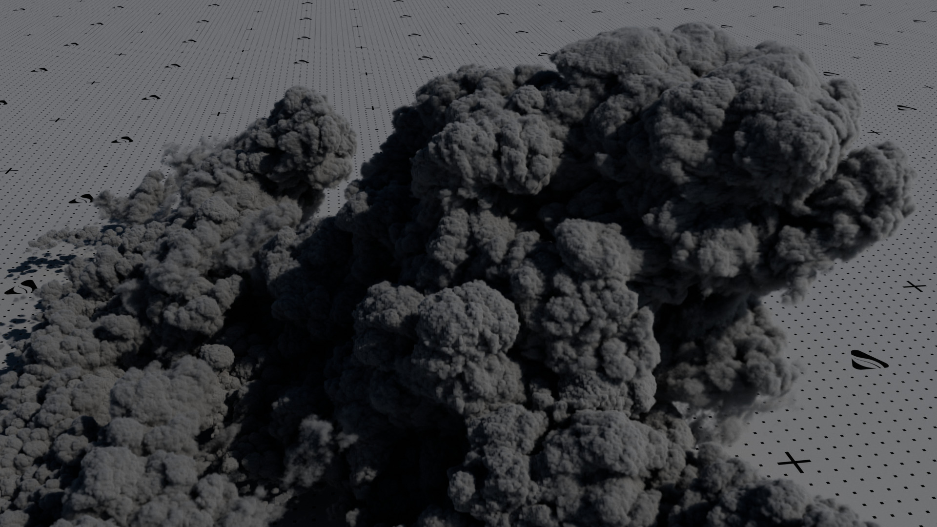 VDB Cumulonimbus Cloud Field 2 3D model_12