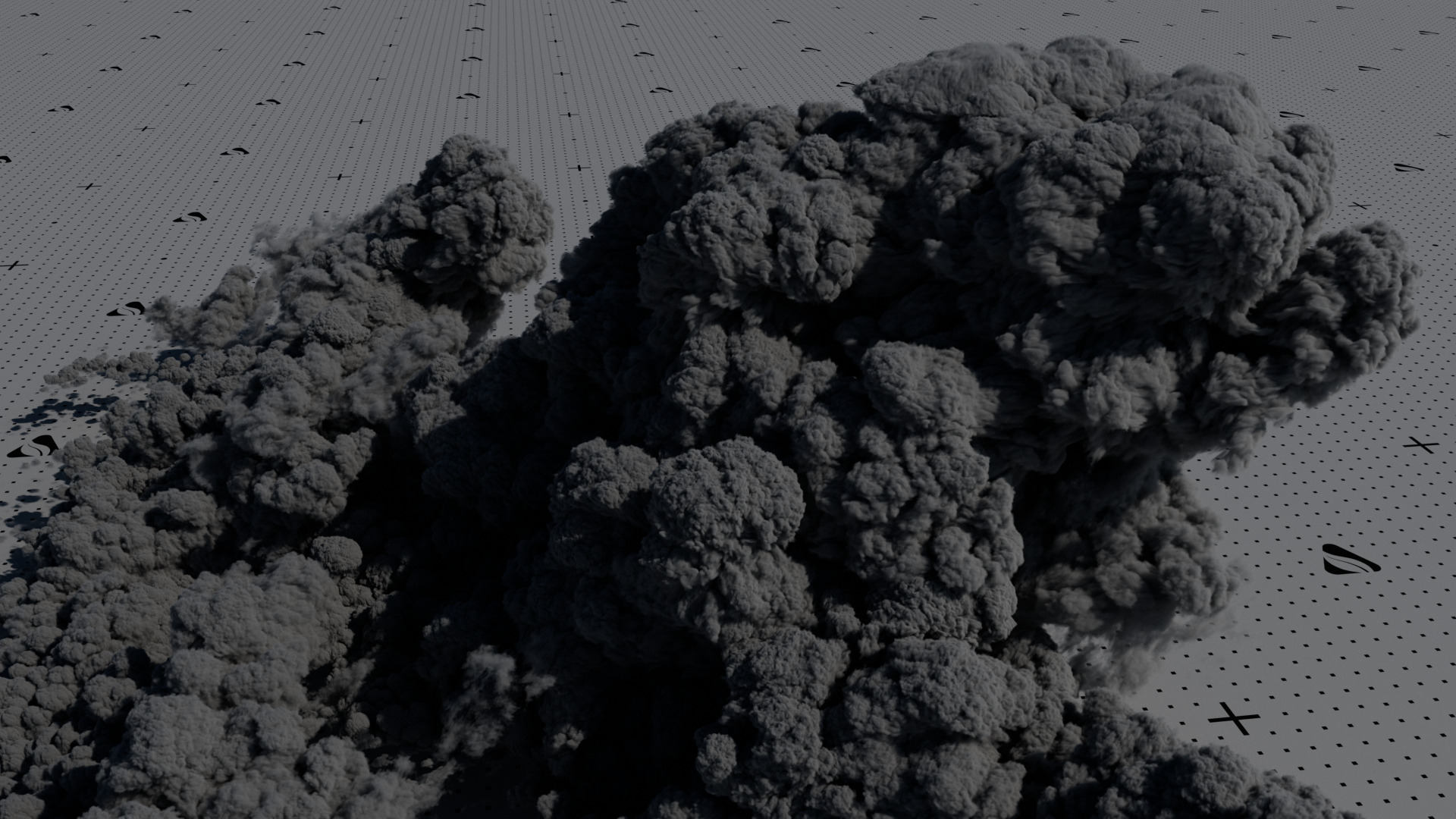 VDB Cumulonimbus Cloud Field 2 3D model_10