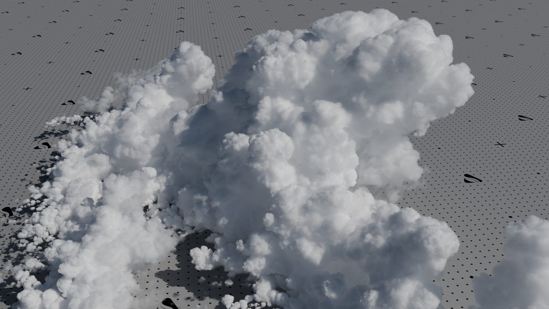 VDB Cumulonimbus Cloud Field 2 3D model_1