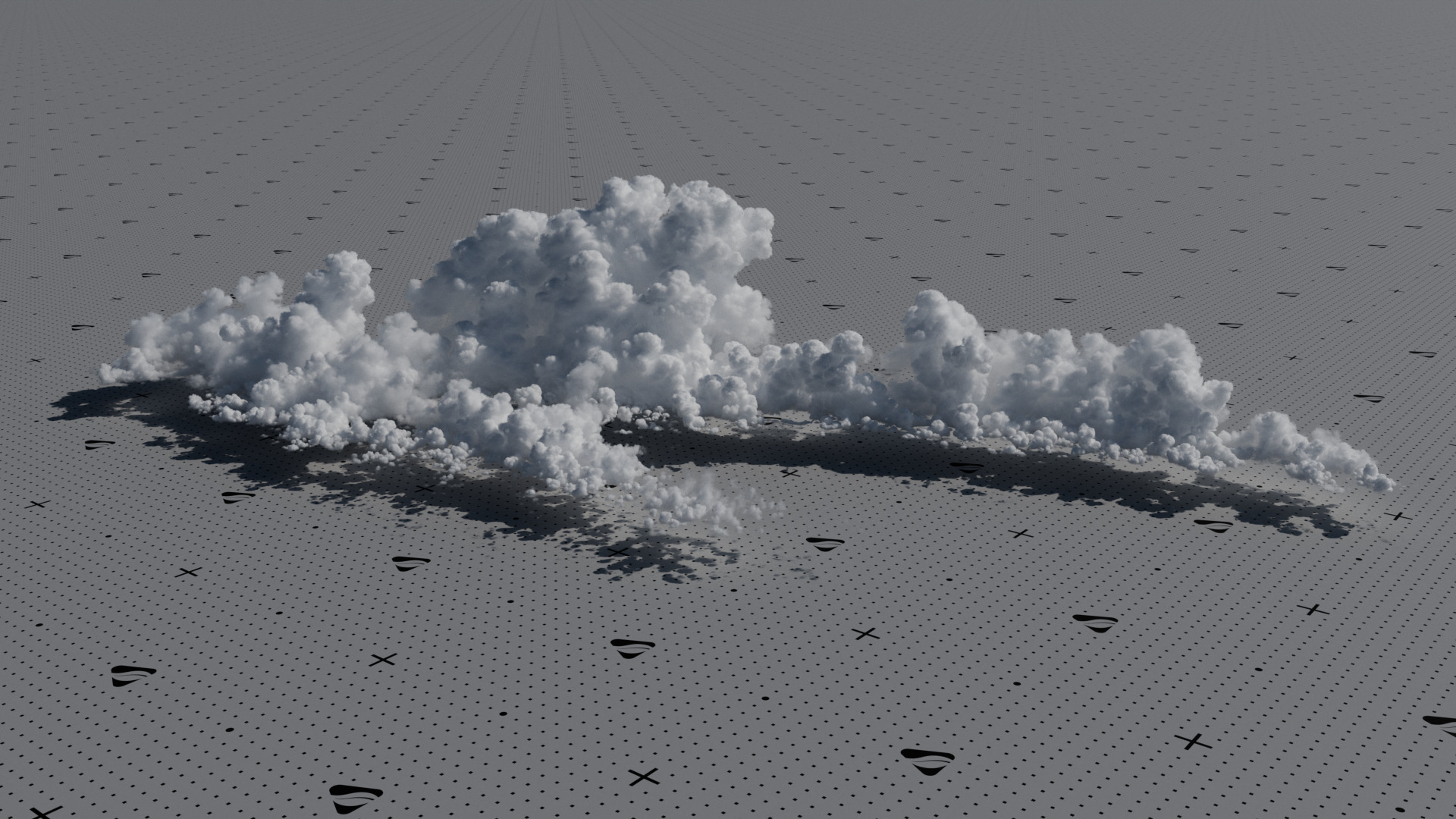 VDB Cumulonimbus Cloud Field 2 3D model_7