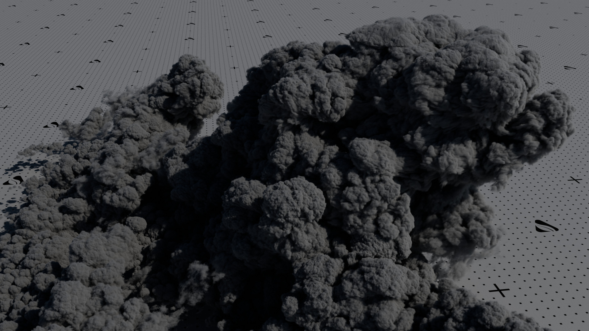 VDB Cumulonimbus Cloud Field 2 3D model_11