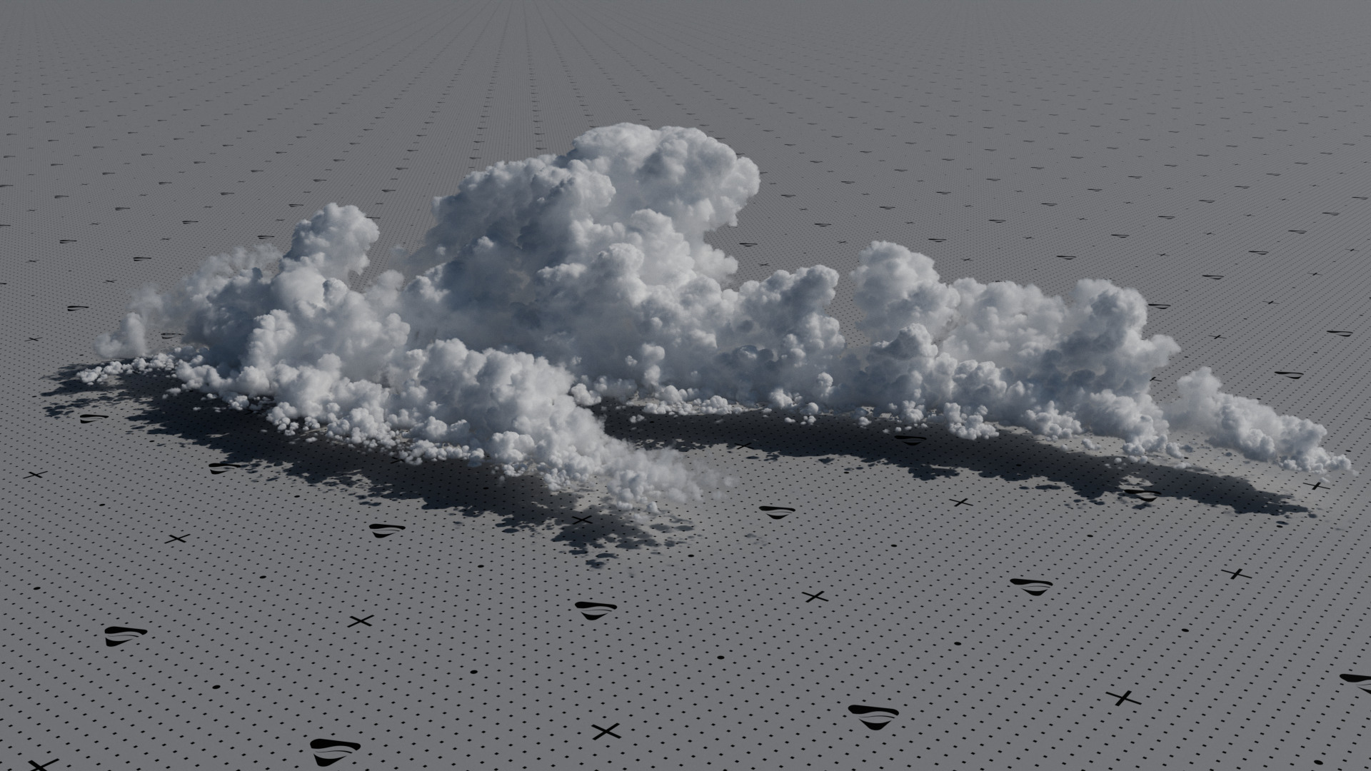 VDB Cumulonimbus Cloud Field 2 3D model_9