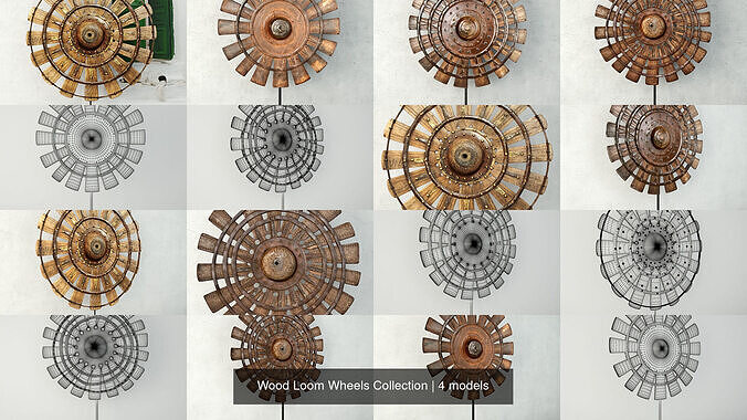 Wood Loom Wheels Collection 