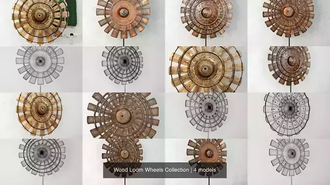 Wood Loom Wheels Collection