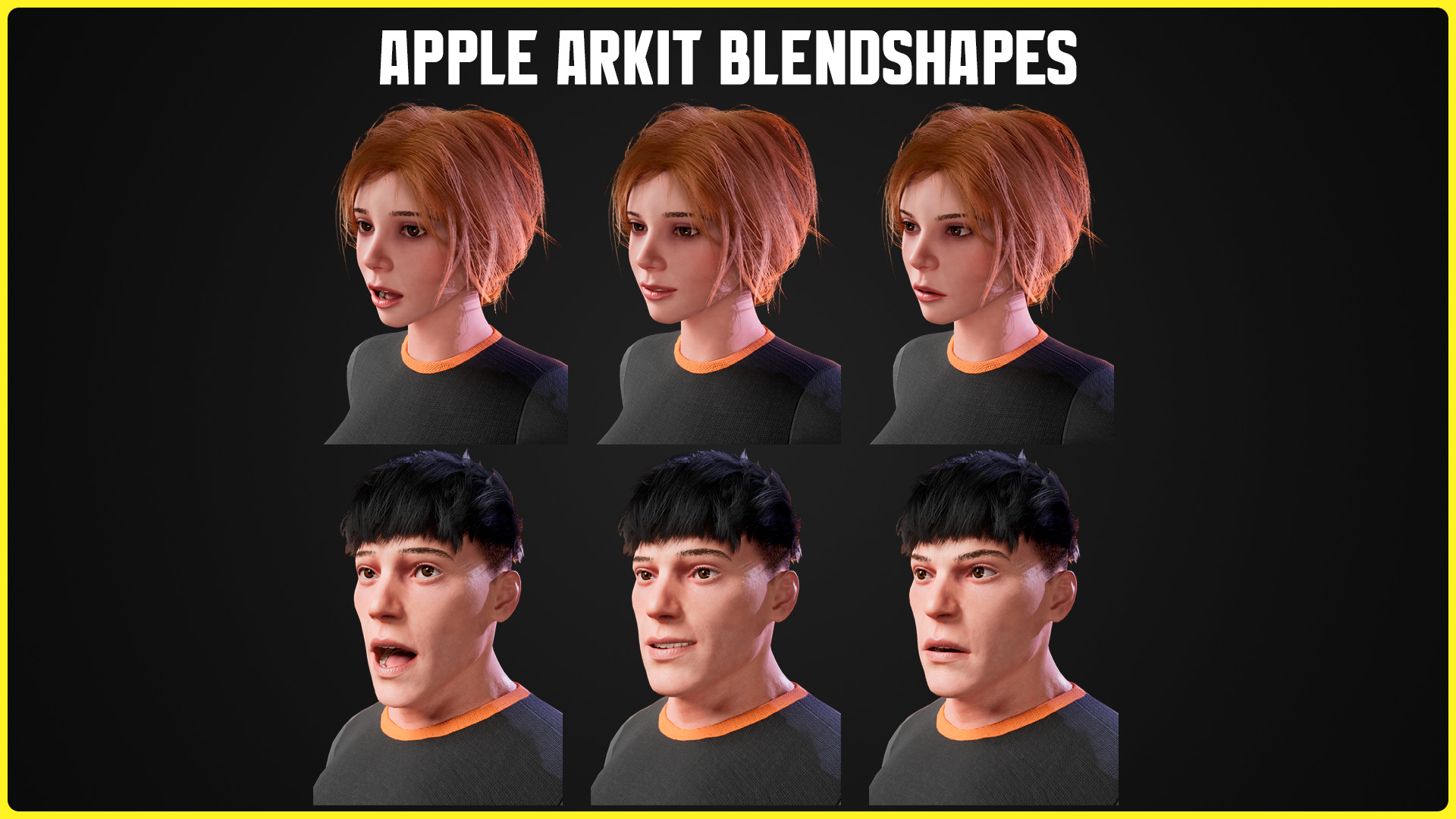 Modular Sci-fi Characters 04 Low-poly 3D model_11