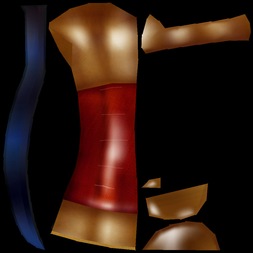 Hand Painted Swords Pack 3 Low-poly 3D model_16