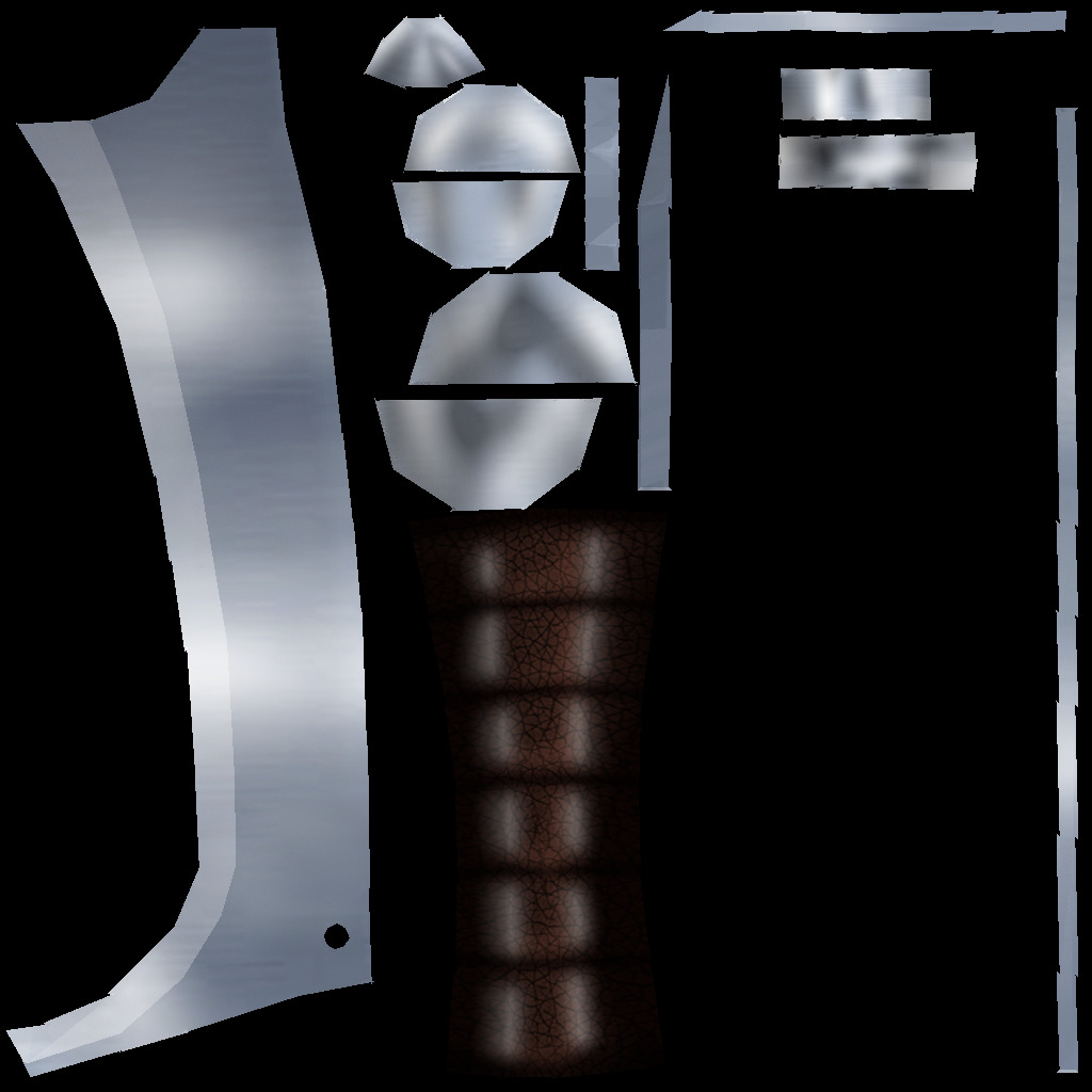 Hand Painted Swords Pack 3 Low-poly 3D model_14