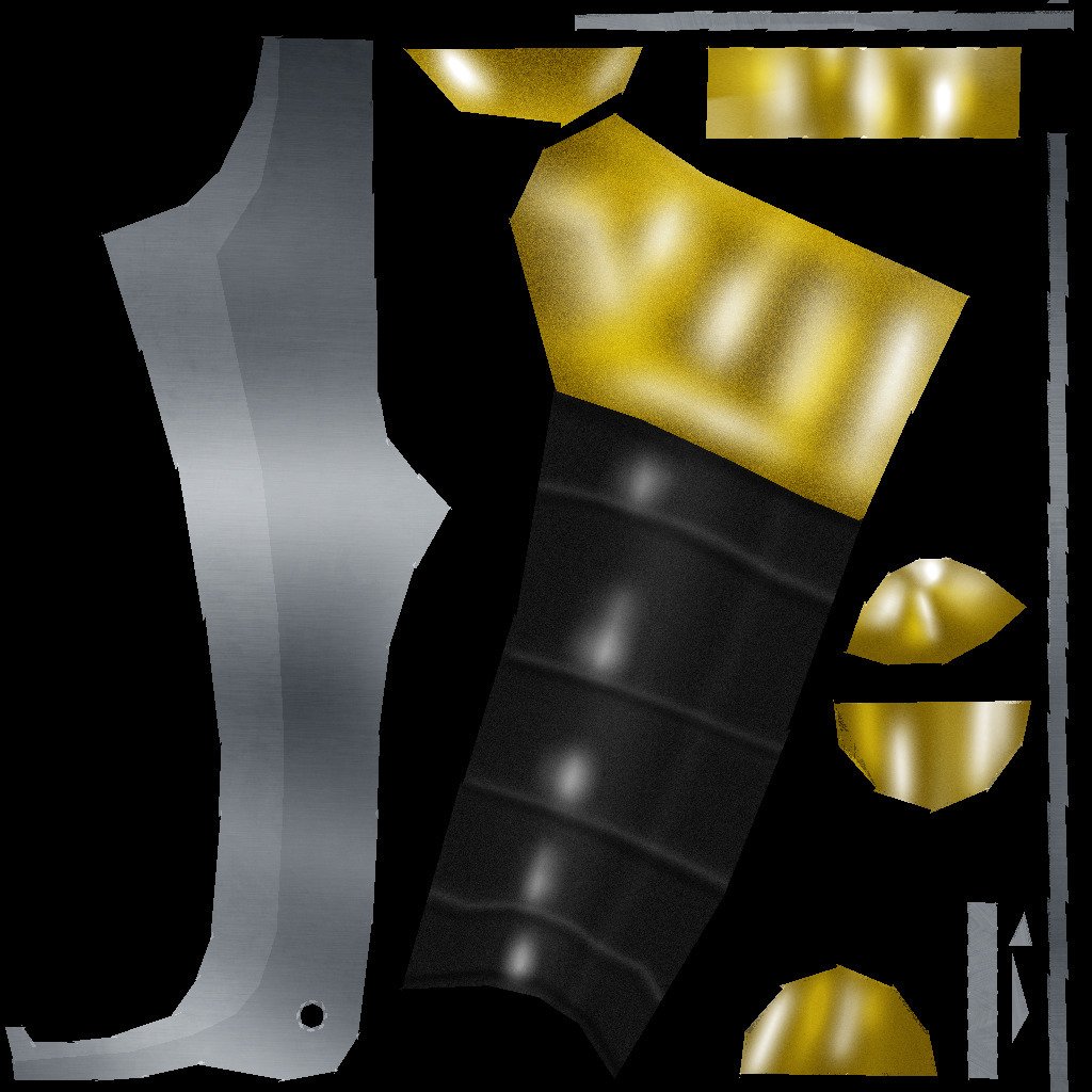 Hand Painted Swords Pack 3 Low-poly 3D model_20