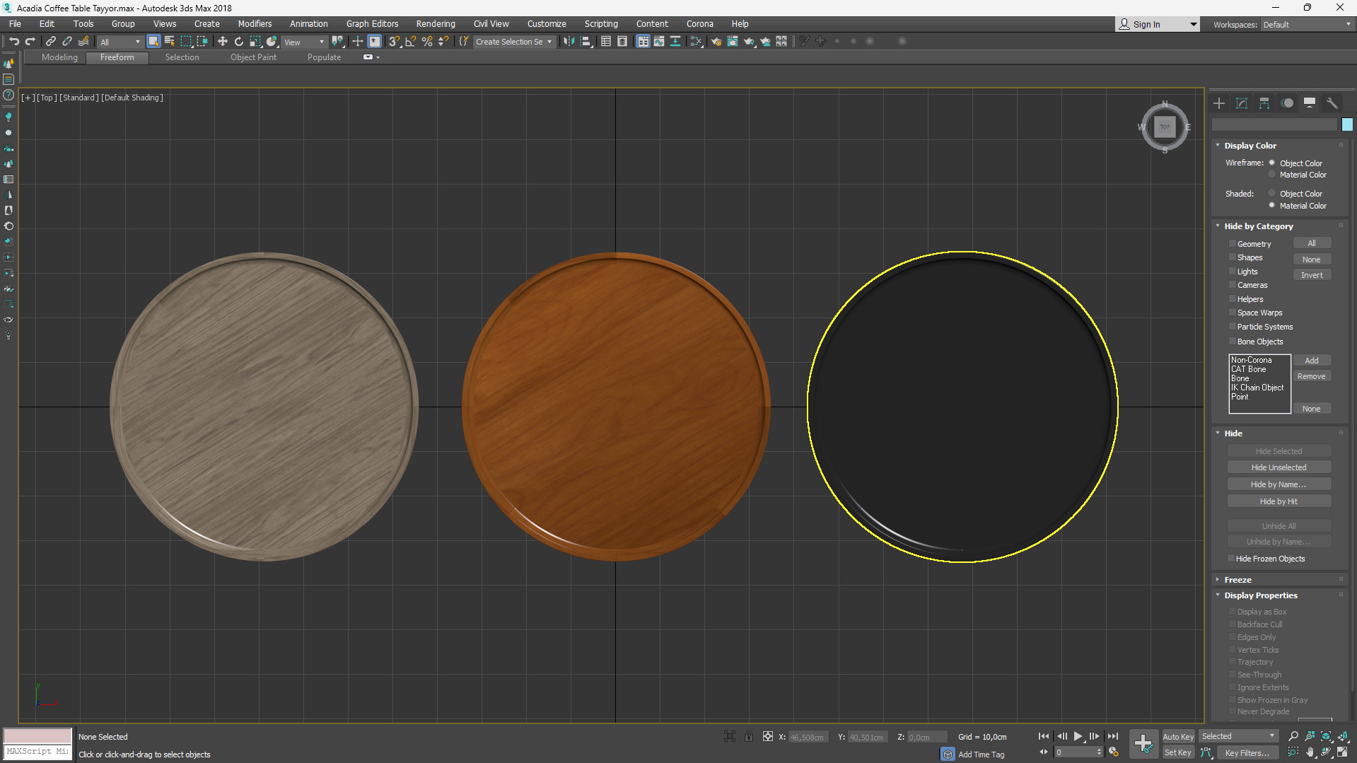 Acadia CoffeeTable Low-poly 3D model_6