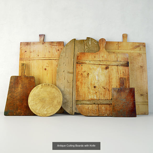 Antique Cutting Boards Collection _1