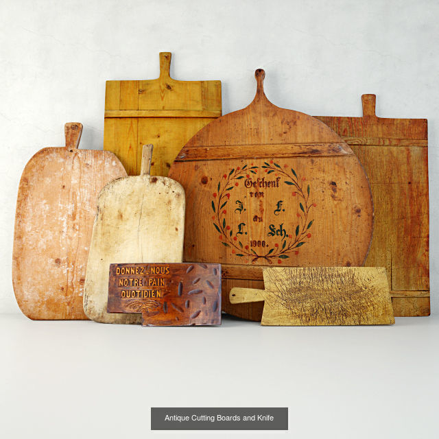 Antique Cutting Boards Collection _3