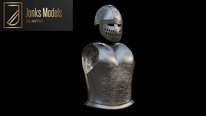 Medieval Armor Low-poly 3D model