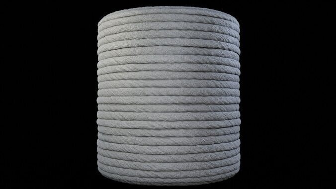 3D Printed Concrete Wall Substance PBR Material and textures Texture