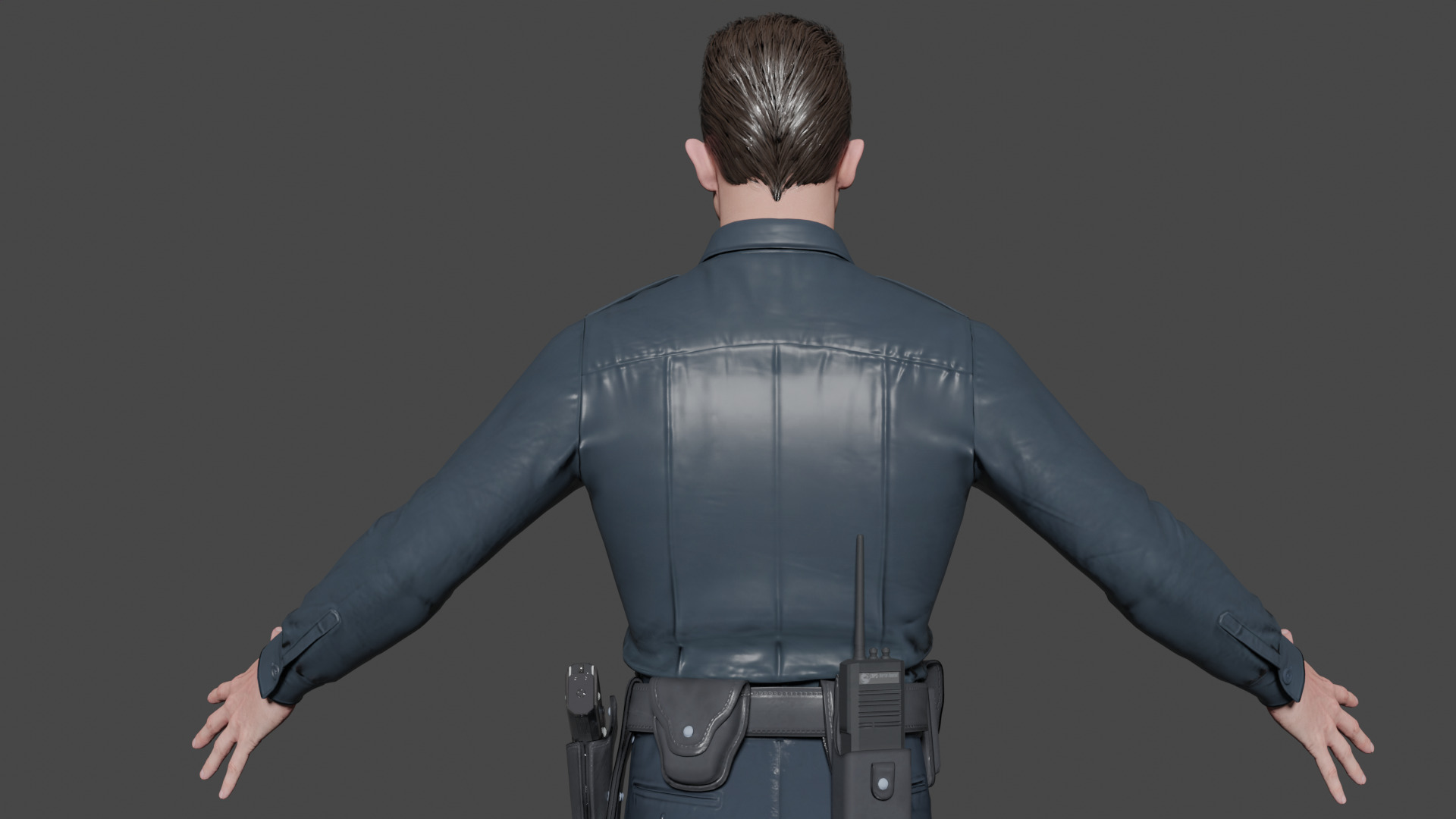 T-1000 Low-poly 3D model_5