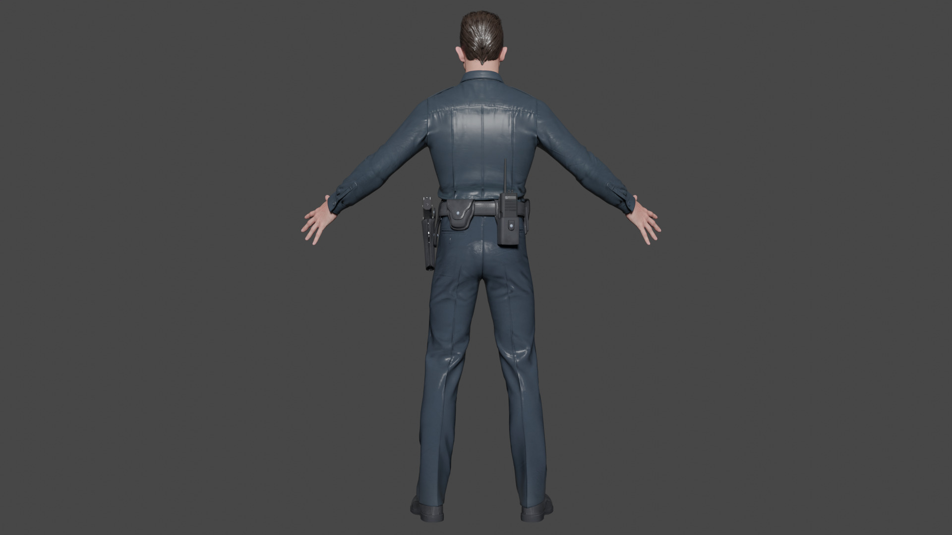 T-1000 Low-poly 3D model_4