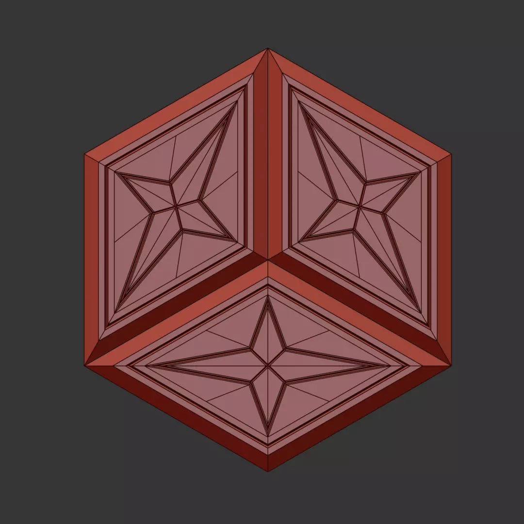 paving stone 3D model_0