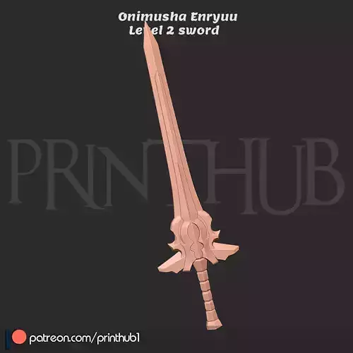 Enryuu Sword Level 2 from Onimusha Fan Art  Cosplay Prop