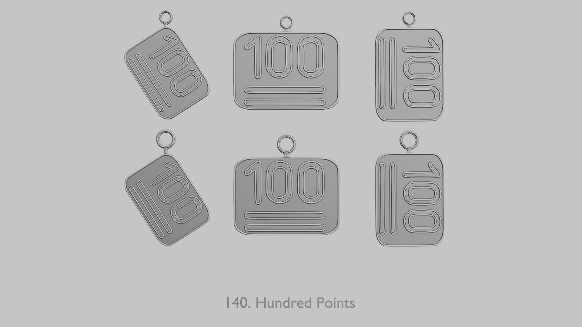 Lucky Charms Pendant Collection STL 3D print model_1