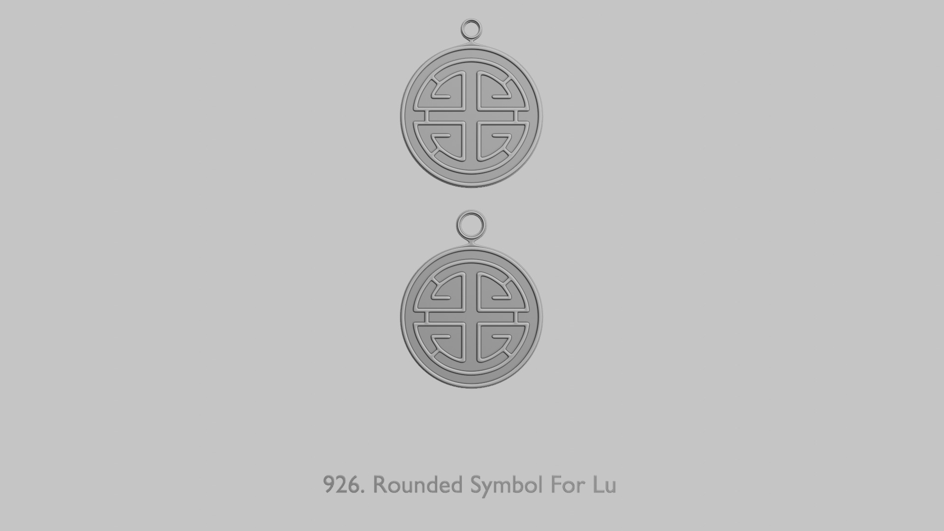 Lucky Charms Pendant Collection STL 3D print model_22