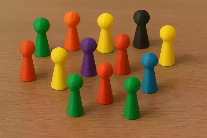 Board Game Pawn 3D print model