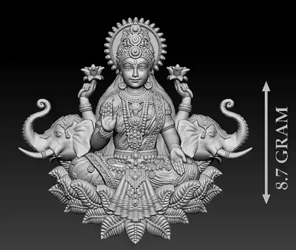 Laxmi Ji Welcome Model 3D Model Collection