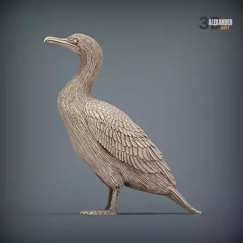 cormorant 3D print model cormorant 3D print model
