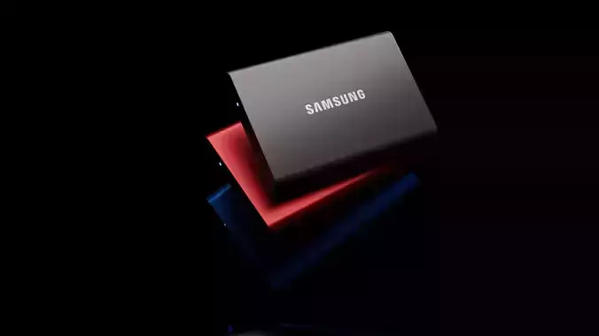 Samsung T7 SSD 3D model