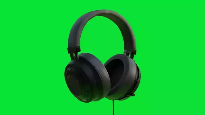 Razer Kraken headset 3D model