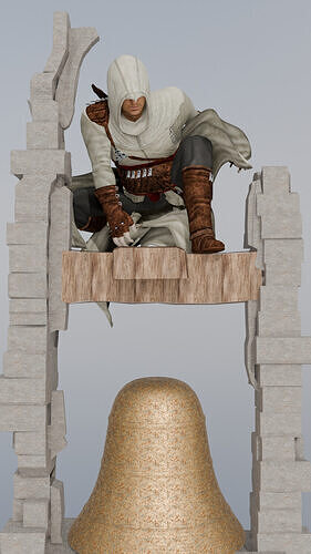 Altair Ibn-La Ahad - Assassins Creed 3D Printable STL Model 3D print model