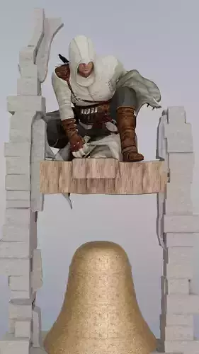 Altair Ibn-La Ahad - Assassins Creed 3D Printable STL Model 3D print model