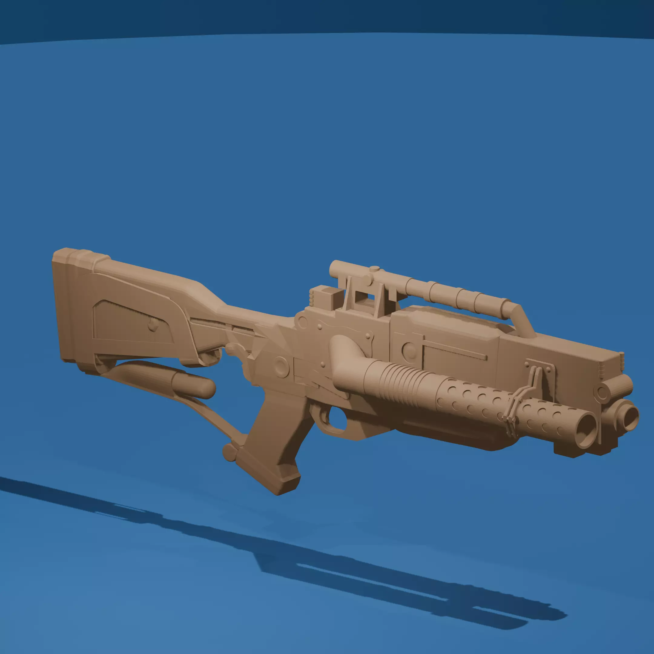 Sci-Fi Blaster 3D print model