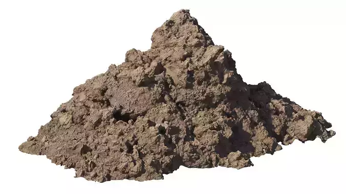 A pile of clay 3D model