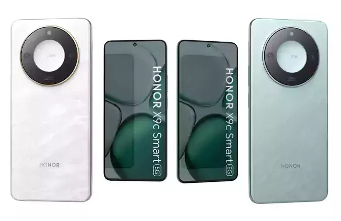 Honor X9c Smart Moonlight White And Ocean Cyan