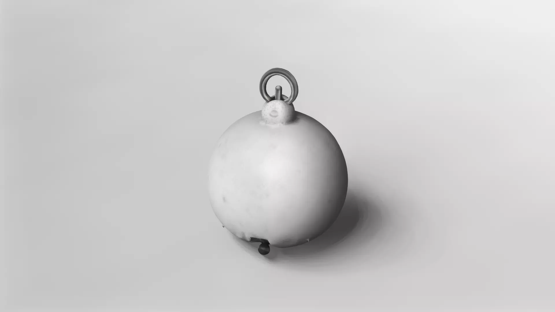 Speckled Granite Ball Pendant 3D Model 3D model_0