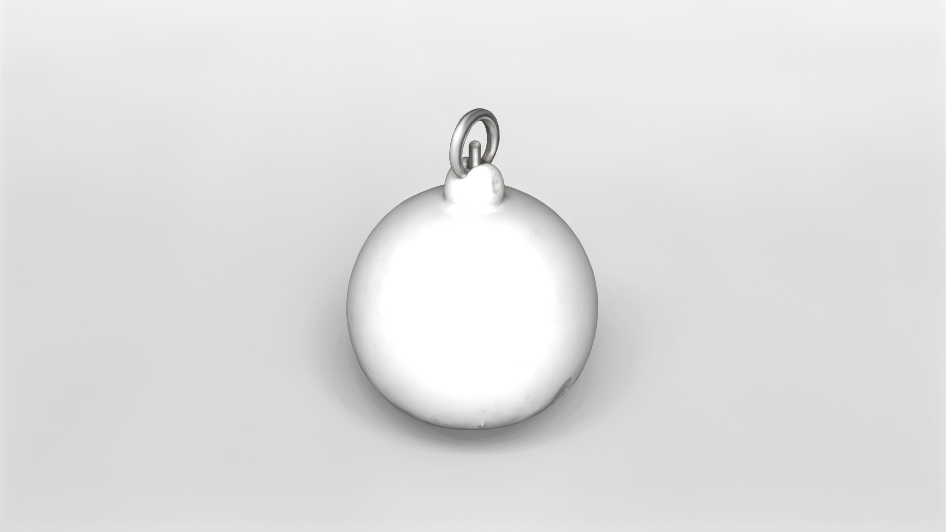 Speckled Granite Ball Pendant 3D Model 3D model_3