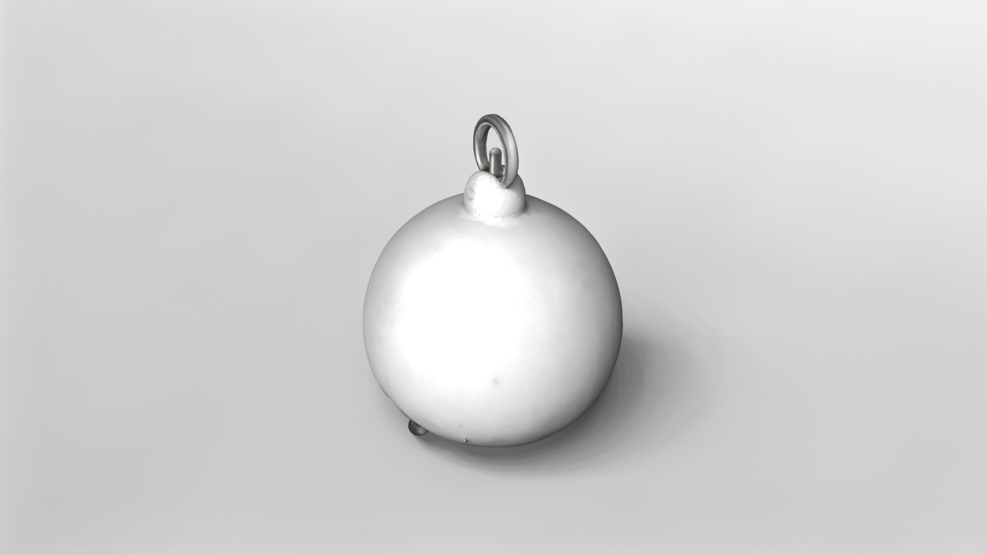 Speckled Granite Ball Pendant 3D Model 3D model_2