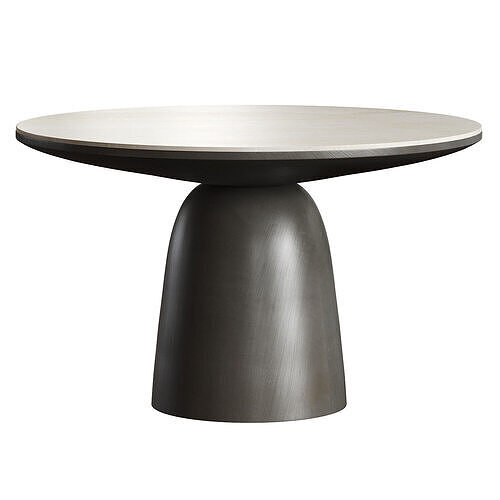 Leona Marble Round Dining Table Low-poly 3D model