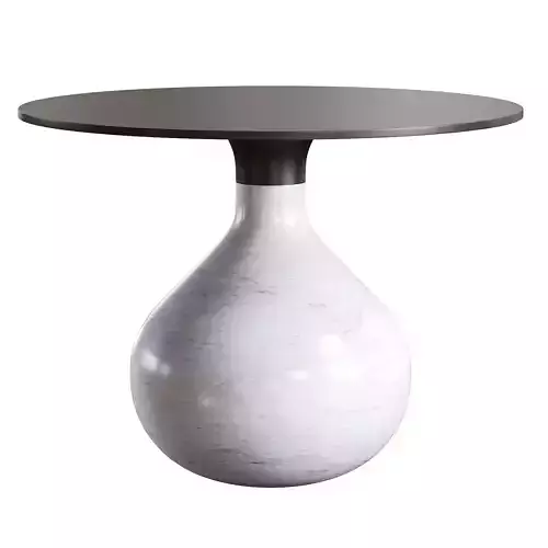 Round marble coffee table