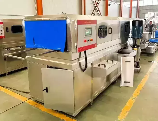 Industrial Panel Washing and Drying Machine with Conveyor System