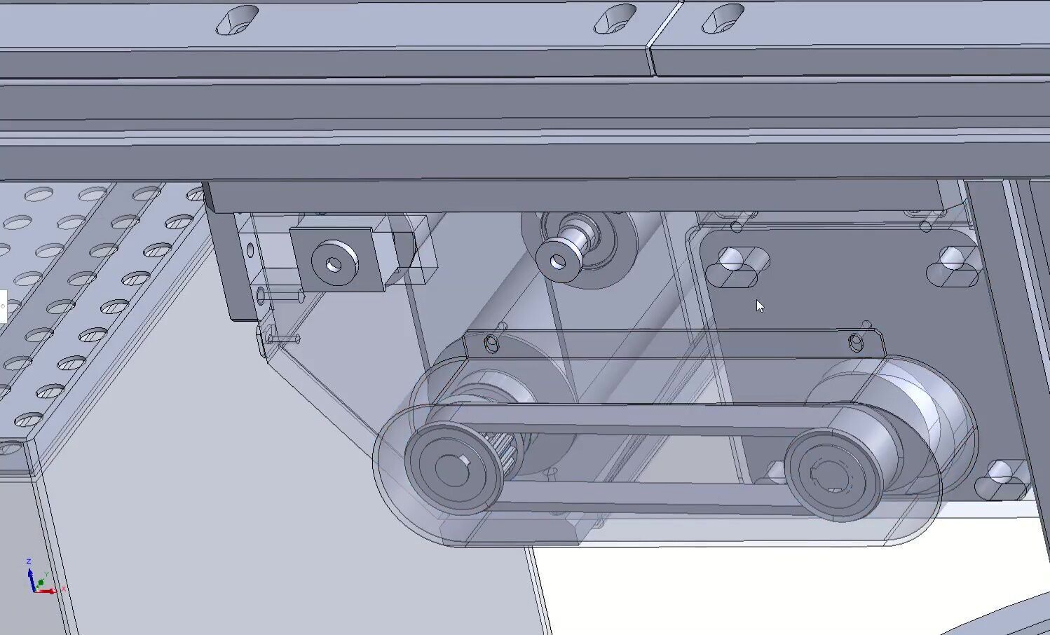 Industrial Panel Washing and Drying Machine with Conveyor System 3D model_9