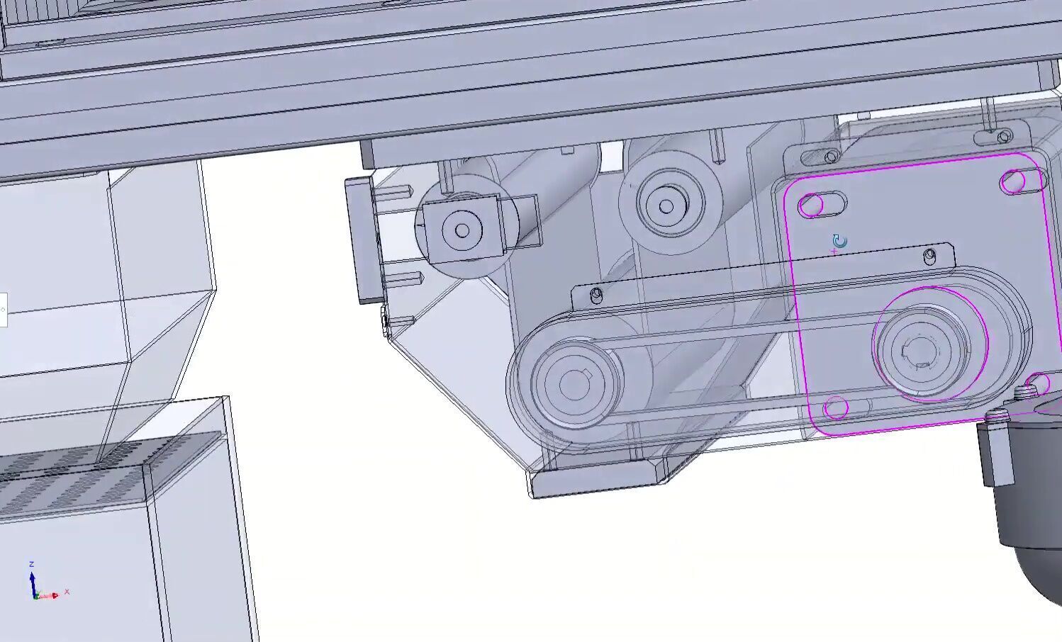 Industrial Panel Washing and Drying Machine with Conveyor System 3D model_11