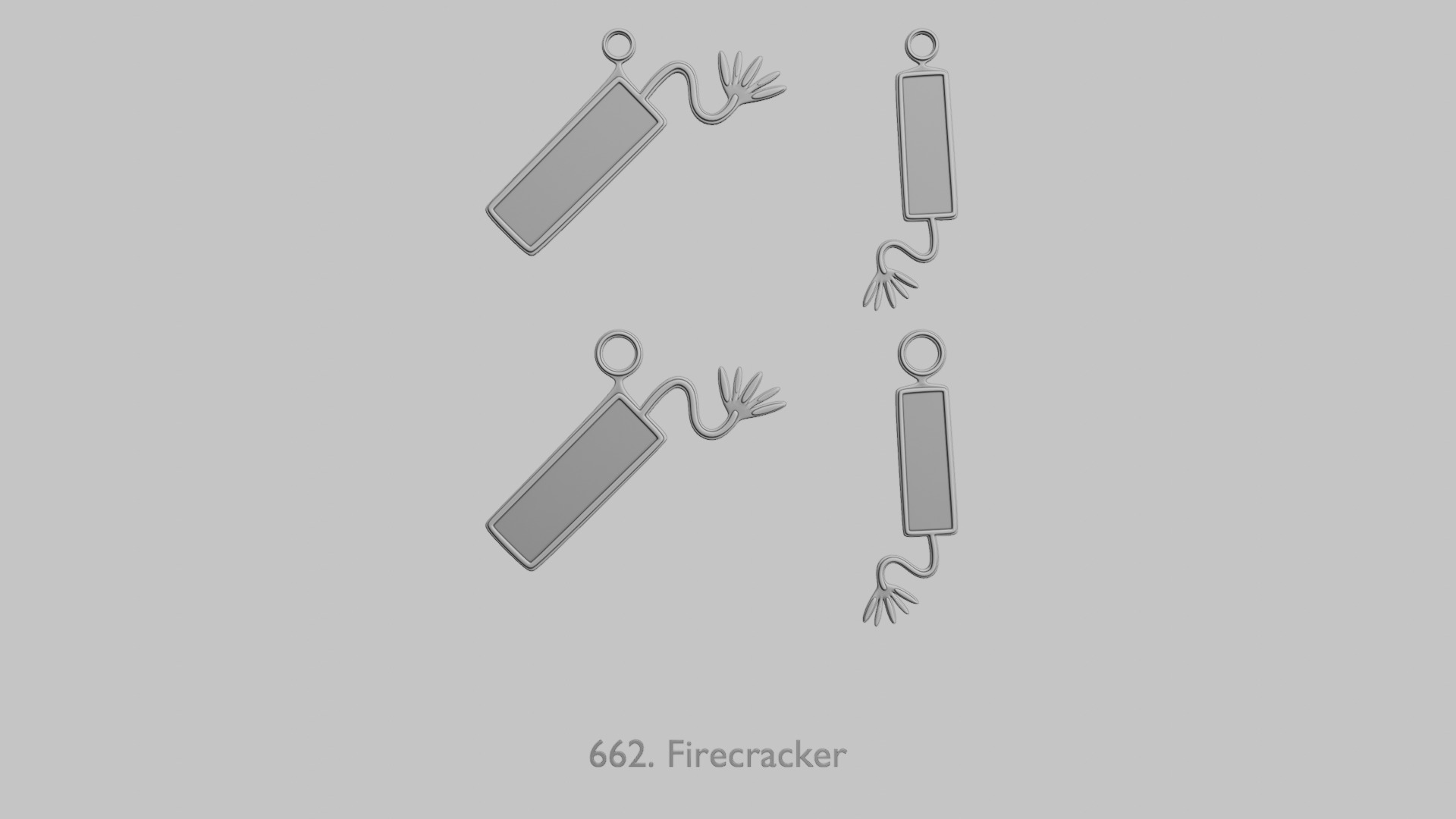 New Year Sparkle STL Pendant Collection 3D print model_30