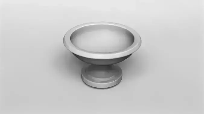 Classic Stone Garden Planter 3D Model 3D model