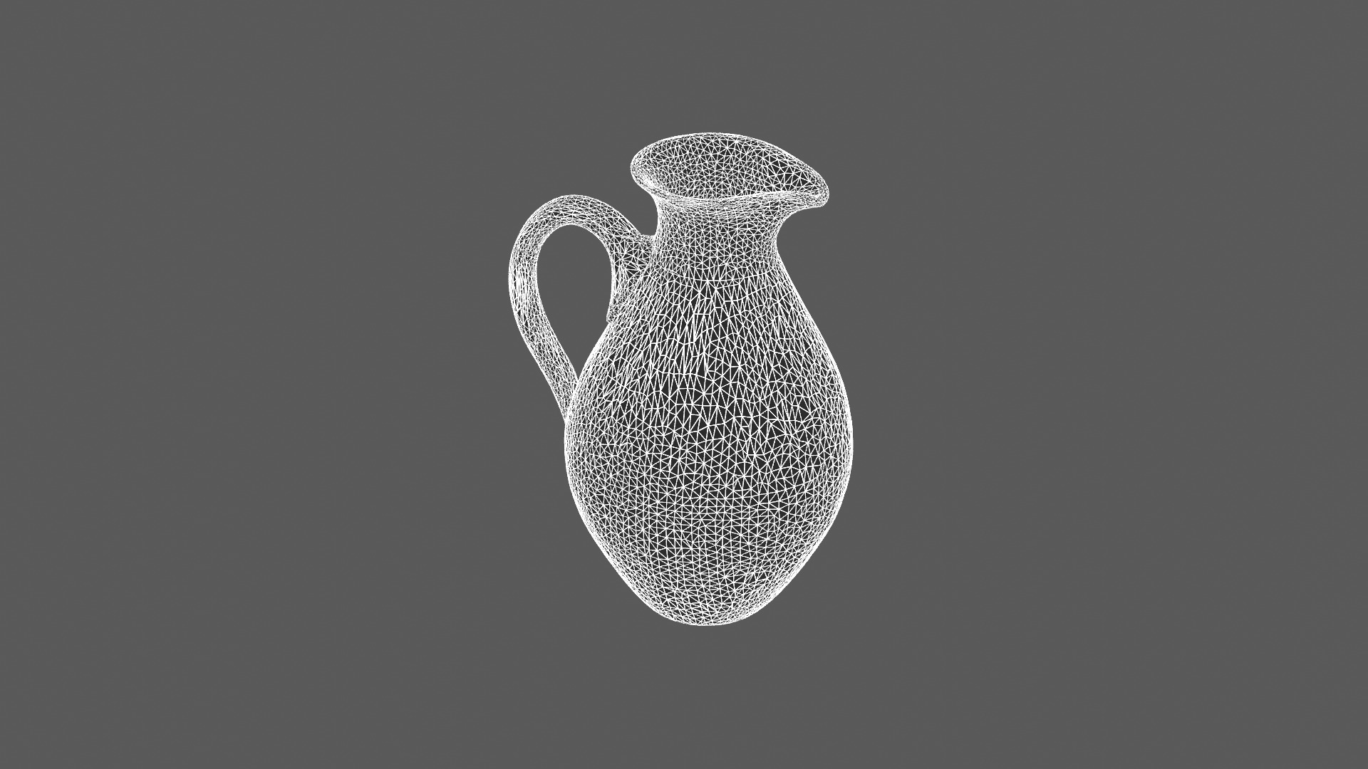 Classic Terracotta Water Jug 3D Model 3D model_6