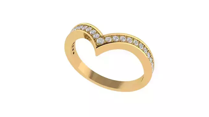 Diamond Wedding Band - Free adjustments