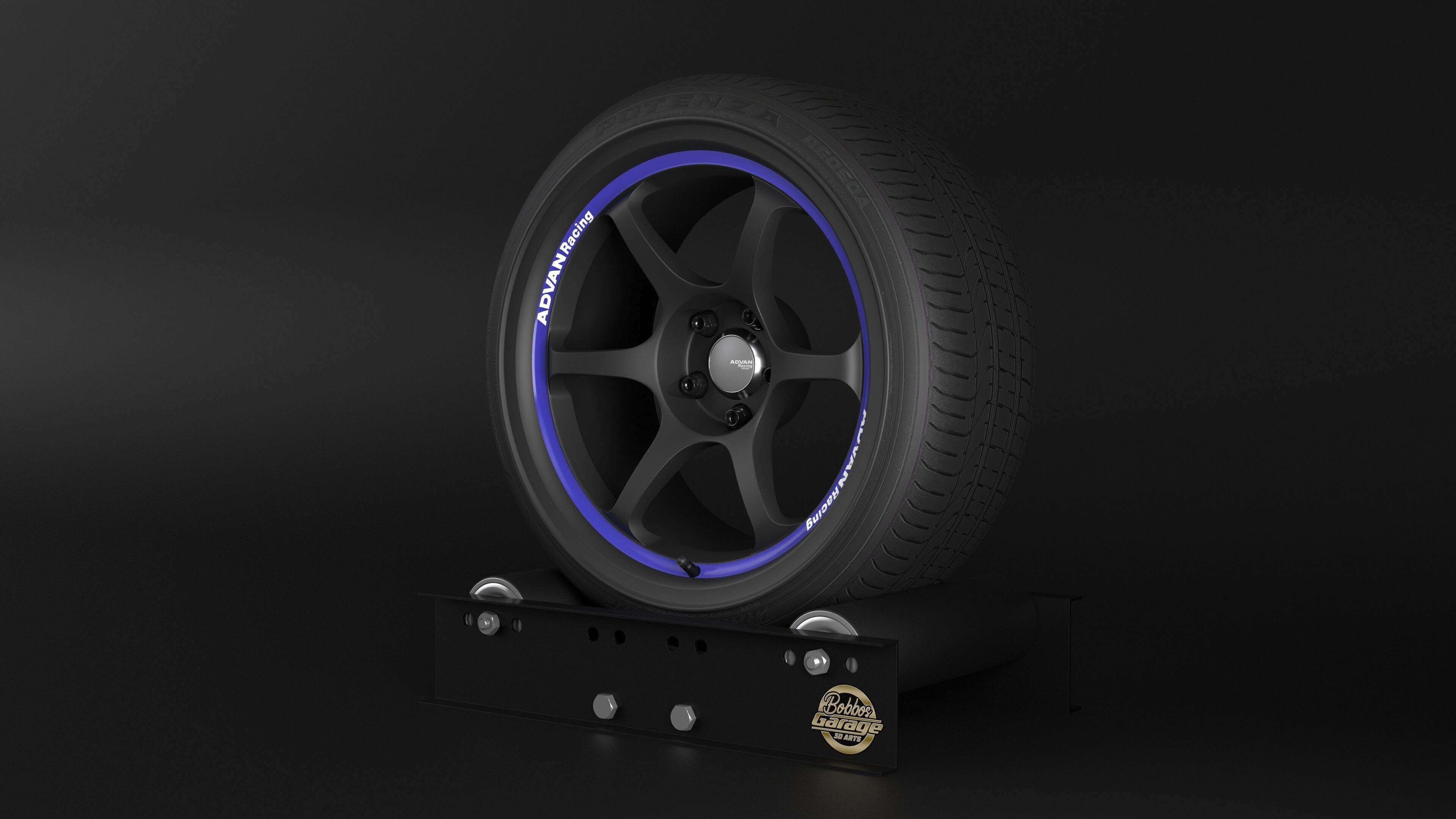 Advan RG1 Low-poly 3D model_10